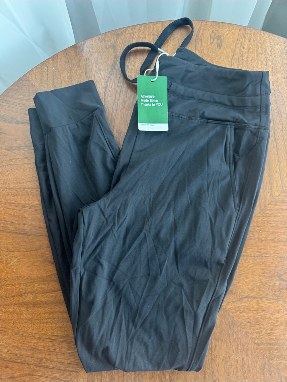 NWT Halara SoftlyZero Plush High Waisted Drawstring Pocket Plain FL Jogger
